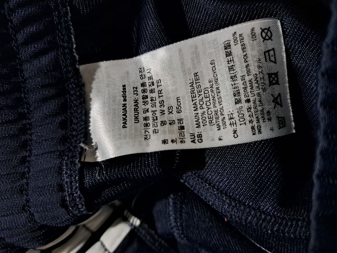 新品タグ付き！adidas ジャージ上下セット ネイビー タグ付き